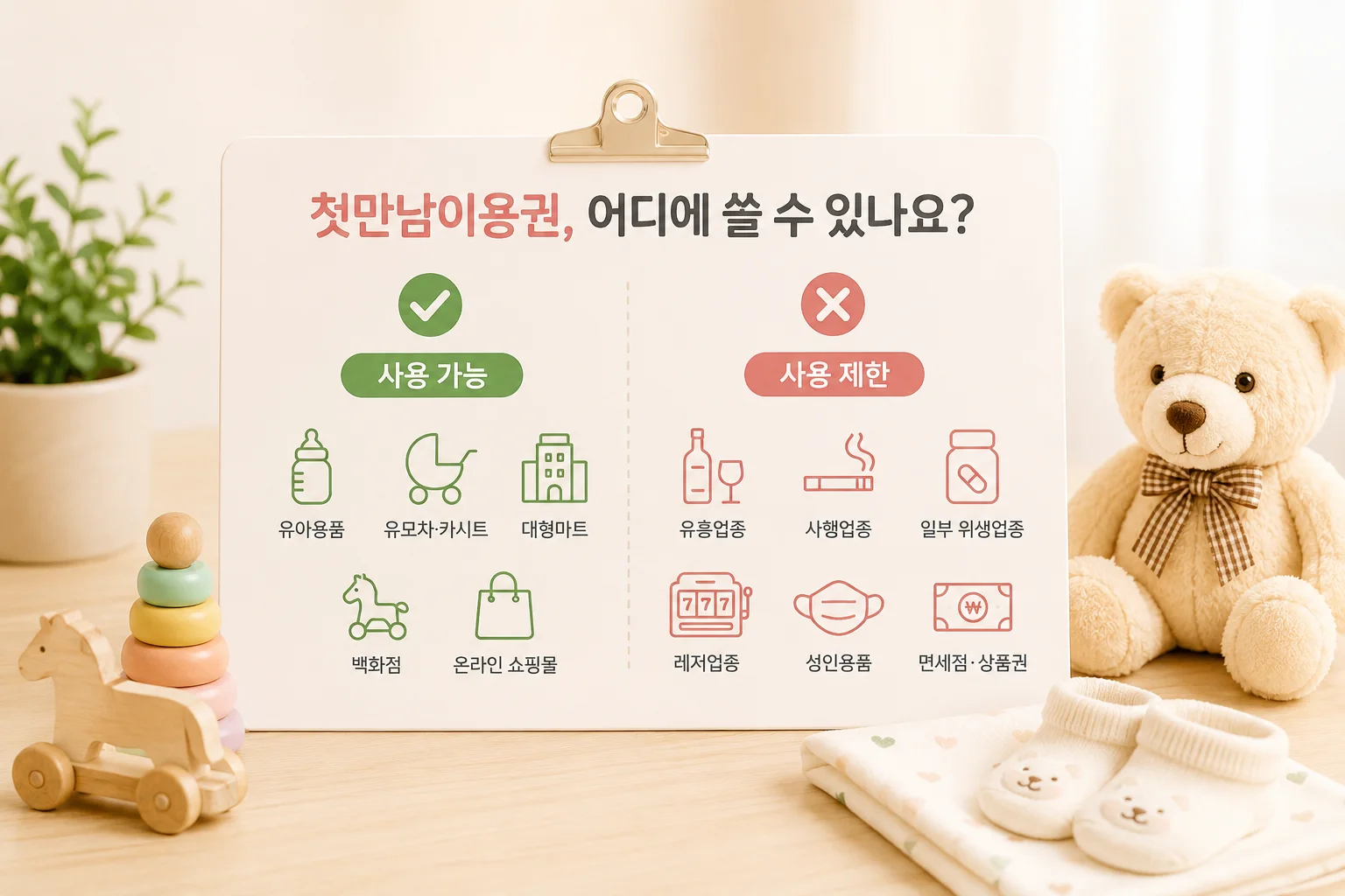 첫만남이용권사용처
