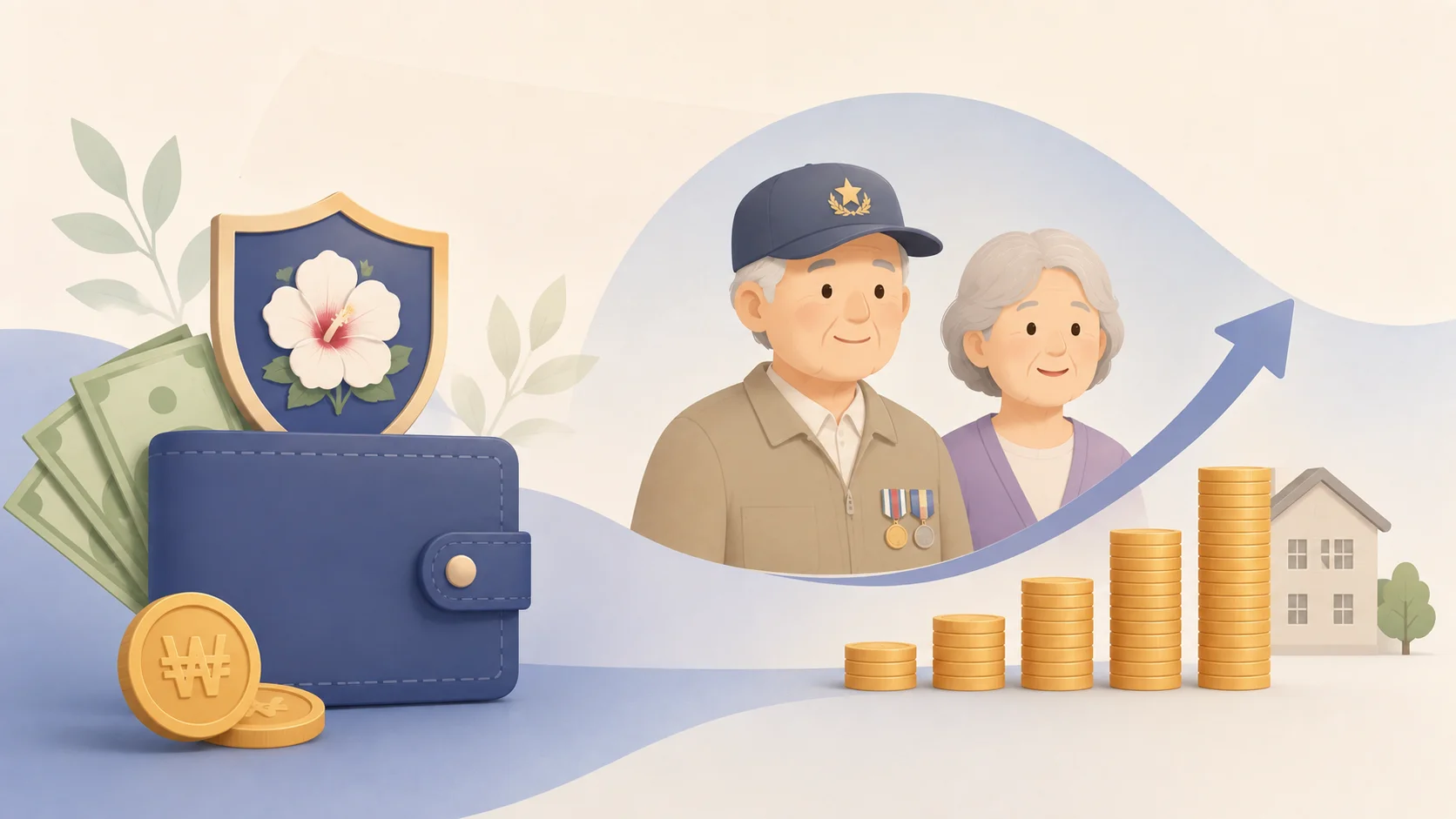 국가유공자 참전명예수당 생활조정수당 지급액 비교