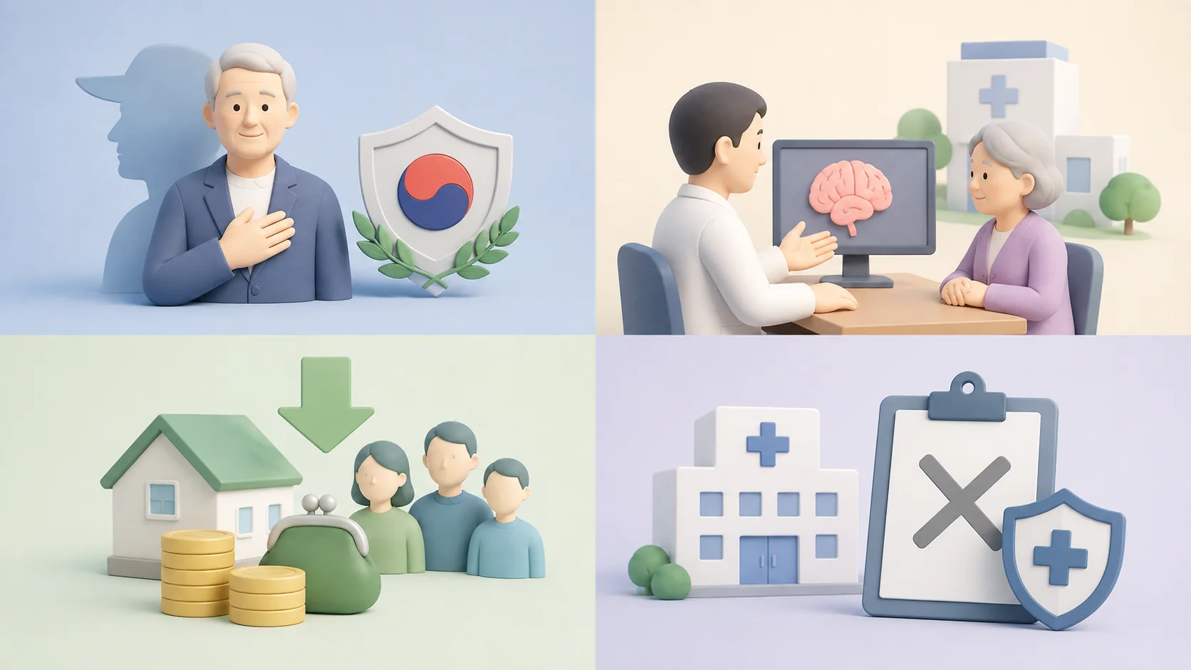 보훈의료대상자 치매검사비 지원 대상 확인